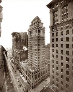 MoMA's first home was on the 12th floor of the Hecksher Building, at Fifth Avenue and 57th Street.