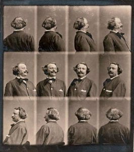 Nadar, Revolving Self-portrait, c. 1865