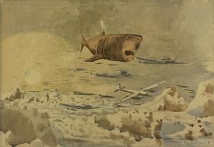 Paul Nash, Follow the Fuhrer Above the Clouds (1942)