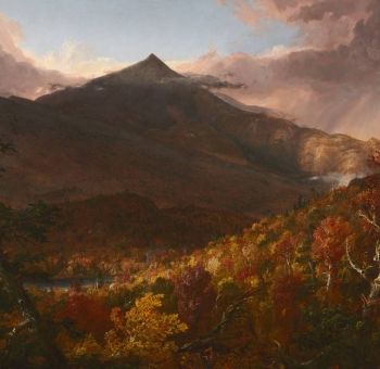 توماس كول ، <i> منظر لجبل شروون ، مقاطعة إسيكس ، نيويورك بعد عاصفة </ i> (1838)