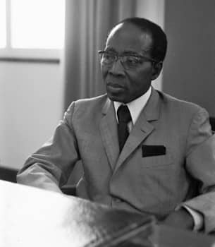 Perhaps the most active and outspoken figure of the Negritude movement was Senegalese poet and politician Léopold Senghor (pictured here in 1975) who went on to become the first president of Senegal.