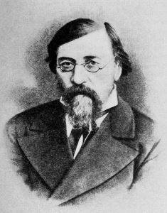 Nikolay Gavrilovich Chernyshevsky as depicted by an unknown artist in 1888, a year before his death.