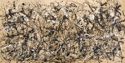 Jackson Pollock's <i>Autumn Rhythm: Number 30</i> (1950) exemplifies the new art that was made in the United States – art after the reality of World War II