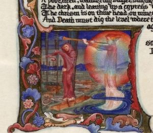 Phoebe Traquair, illuminated manuscript of Elizabeth Barrett Browning's 'Sonnets from the Portuguese' (1892-1897)