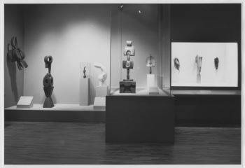 Installation photograph of the exhibition <i>Primitivism in 20<sup>th</sup> Century Art: Affinity of the Tribal and the Modern</i> (1984)