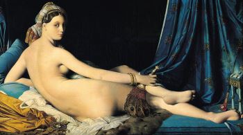 Jean-Auguste-Dominique Ingres, <i>La Grande Odalisque</i> (1814) is one of the most famous instances of Romanticism's Orientalism