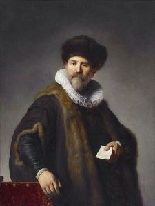 <i> صورة نيكولاس روتس (1631) لرامبرانت هي تصوير نموذجي لرجل قوي يرتدي ملابس غريبة