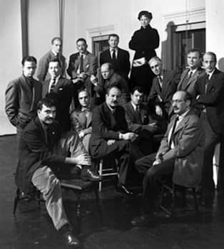 Nina Leen's photographer of the “Irascibles” for <i>Life</i> published in January 1951. Publicity-shy Resnick declined to join his friends.