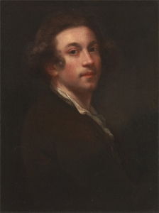 Joshua Reynolds, <i>Self-Portrait</i> (circa 1750) Oil on canvas, Collection of Yale Center for British Art, New Haven, Connecticut