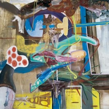 <i>Peon</i>, Albert Oehlen, 1996. Richter said of his time as Oehlen's assistant, “It was, you could say, my entrance into trying to understand art”.