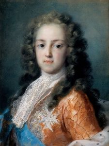 أحدثت صورة روزالبا كاريرا <i> Portrait of Louis XV as Dauphin </i> (1720-1721) ثورة في فن البورتريه الملكي من التركيز التقليدي على الصور القوية للحكام إلى التركيز على النداء الزخرفي.