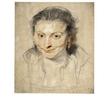 Isabella Brant (1621) Portrait Sketch