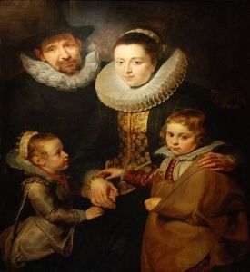 <i> عائلة يان بروغيل الأكبر </ i> (1615) بواسطة روبنز