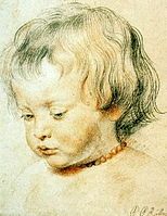 رسم لابنه نيكولاس روبنز (1621) لروبنز
