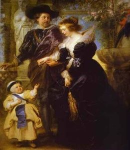 روبنز وهيلينا فورمنت مع ابنهما جون (1639)