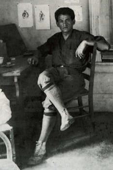 Boris Aronson (c. 1920). Ryback's early friend and colleague emigrated to the US in 1923 where he enjoyed a multi award winning career as a set designer for Broadway and Yiddish theater.