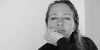 Portrait of Jenny Saville (2016). Photography by A. Saville. Courtesy of the artist and Gagosian Gallery.