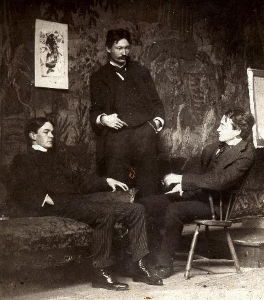 <i>Everett Shinn, Robert Henri and John Sloan</i> (circa 1896)