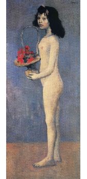 <i>Young Girl with a Flower Basket</i> (1905) was one of the first paintings by Pablo Picasso that Leo purchased for the Stein collection. Gertrude, who would become one of the great champions of Picasso's work, did not like the painting when she first saw it.