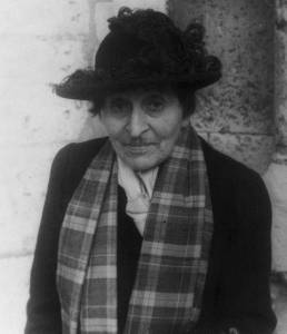 Photograph of Gertrude Stein's partner Alice B. Toklas (1949).