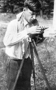 Walker Evans at work, ca. 1929