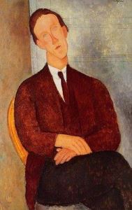 Amedeo Modigliani's <i>Portrait of Morgan Russell</i> (1919) conveys the artist's despondency in the period following World War I
