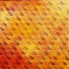 Dutch synesthete artist Anne Salz paints what she hears, as in <i>Vivaldi</i>, a visual representation of what she “saw” while listening to Vivaldi’s <i>Concerto for Four Violins</i>.
