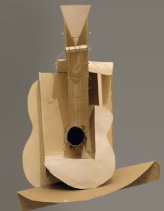 Pablo Picasso's <i>Maquette for Guitar</i> (1912) borrowed from collage to transform sculpture.