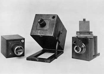 Talbot's wife referred to the small, boxy wooden cameras he placed around the grounds of their home as “mousetraps”.