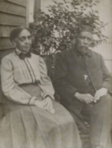Portrait of Henry Ossawa Tanner's parents Sarah Tanner and Bishop Benjamin Tucker Tanner, ca. 1900.