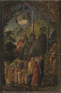 Samuel Palmer, <i>Coming from Evening Church</i> (1830)