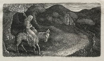 Edward Calvert's <i>The Return Home</i> (1829), amongst a number of wood engravings produced in the late 1820s which are considered amongst his finest work.