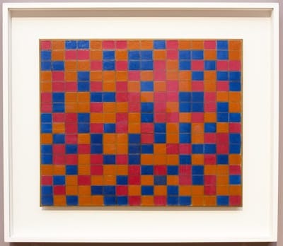 Piet Mondrian, <i>Rasterkomposition 8: Schachbrettkomposition (Grid Composition 8: Checkerboard Composition)</i> (1919).