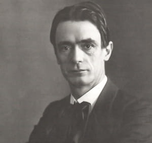 A 1905 photograph of Rudolf Steiner.