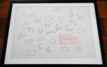 Poster for Richard Tuttle's exhibition at Betty Parsons Gallery