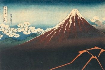 Japanese Landscape - Inspiration From Ukiyo-e And Katsushika Hokusai | Art  Board Print