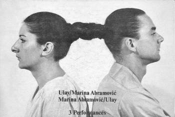 Ulay with his partner in life and art, Marina Abramović.