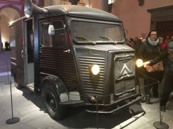 Ulay and Abramović spent over a decade living a nomadic existence out of this Citroën van, which they drove all around Europe with their dog, Alba.