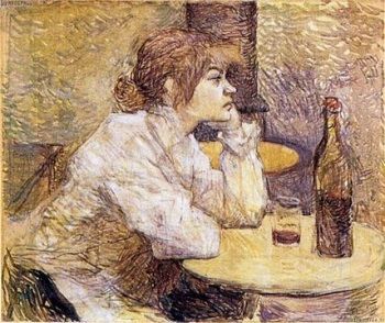 Henri de Toulouse-Lautrec, <i>The Hangover</i>, 1889 Portrait of Suzanne Valadon