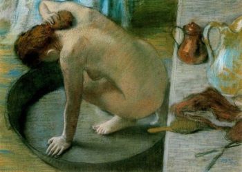 Edgar Degas, <i>The Tub</i>, 1886 Painting of Suzanne Valadon