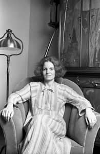 Venturi's partner and wife, Denise Scott Brown, photographed at her home, 1978.