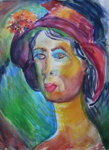 <i>Study for a Self-Portrait</i> (1910)