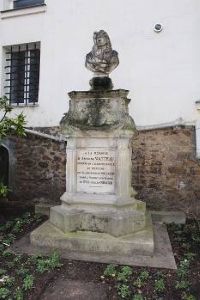Monument to Jean-Antoine Watteau (1865) in Nogent-sur-Marne, France