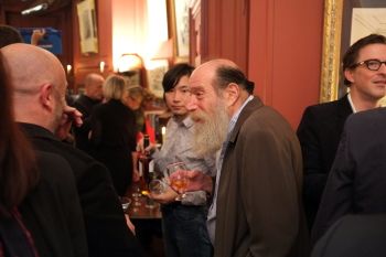 Lawrence Weiner at the TYPO design conference, London, 2011.