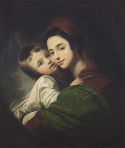 <i>The Artist's Wife, Elizabeth Shewell, Mrs Benjamin West and their Son Raphael Lamar West</i> by Benjamin West (1770)