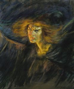 Alice Pike Barney's portrait of her daughter Natalie as Lucifer
