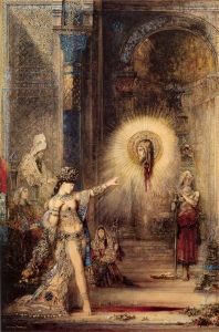 Gustave Moreau, <i>The Apparition (Dance of Salomé)</i> (1876). The biblical story of <i>Salomé</i> had been a popular theme in art since the Renaissance.