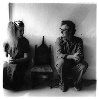 Francesca with her father George, at La Specola, the Museum of Natural History in Florence (c. 1975)