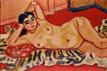 Works like Umehara Ryûzaburô's <i>Reclining Nude</i> (1932) made Fauvism and the nude noted elements of Japanese painting.