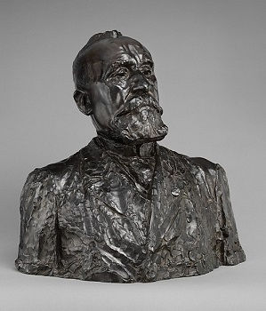 Auguste Rodin's bust of Pierre Puvis de Chavannes (1890)